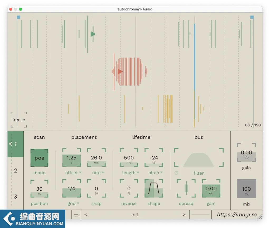 新颖有趣的粒子合成效果插件 Imagiro Autochroma v1.25.4 MacOS