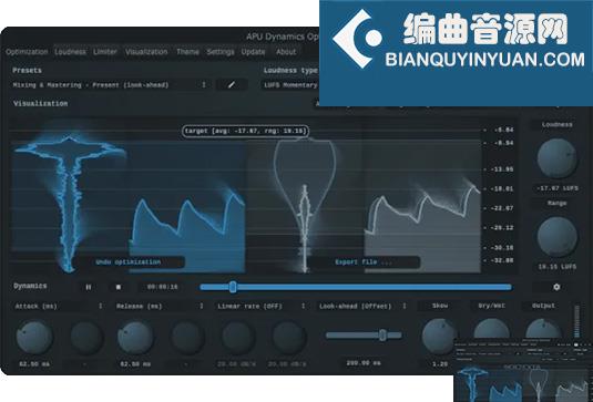 响度动态优化插件 APU Software APU Dynamics Optimizer v2.9.2 R2R