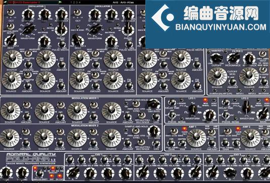 模拟合成器 Admiral Quality Poly-Ana v1.4.0 R2R Win