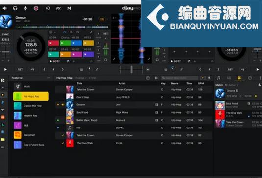 苹果DJ音乐制作软件 Algoriddim djay Pro v5.2.3 MacOS