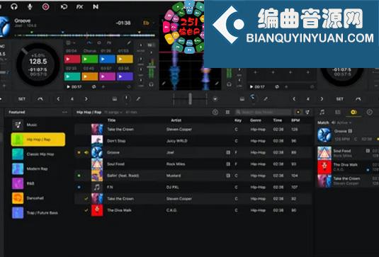 苹果DJ音乐制作软件 Algoriddim djay Pro v5.2.2 MacOS