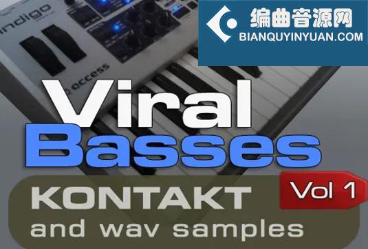 贝斯合成器采样音色 Amazound Samples Viral Basses Vol 1