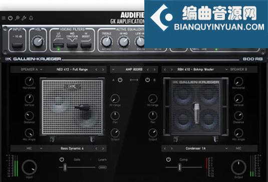 贝斯放大器 Audified GK Amplification 3 Pro v3.1.3 R2R Win