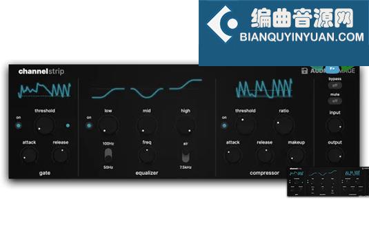 模拟混音通道条 Audio Damage AD058 ChannelStrip v1.1.1