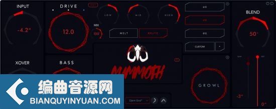 低音插件 Aurora DSP Mammoth v1.6.0 MacOS