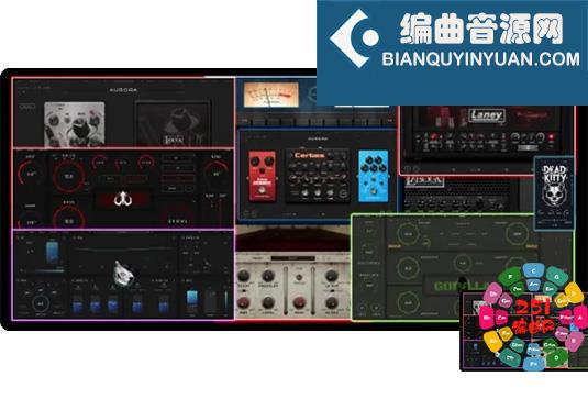 6个吉他贝斯效果器合集 Aurora DSP Plugins v2024.8 TC Win （包含Mr Hector IronHeart Gorilla Bass Studio Suite DriveThru Cerbes Banshee Nano Mammoth）