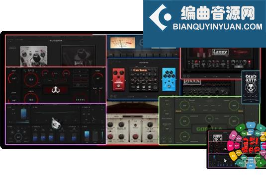 9个吉他贝斯效果插件 Aurora DSP Plugins v2024.8 BUBBiX Win （包含Banshee Nano EQ510 Gorilla Laboga Mr Hector Laney Ironheart Dead Kitty Absylon Bass Laboga Chainsaw Distortion RottenPoolVerb）