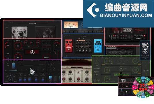 6个吉他贝斯效果插件 Aurora DSP Plugins v2024.8 BUBBiX Win （包含Banshee Nano EQ510 Gorilla Laboga Mr Hector Laney Ironheart Dead Kitty）