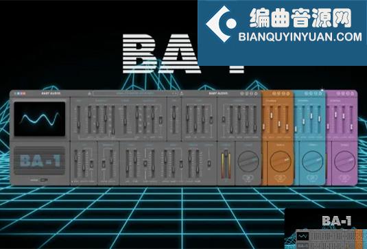 模拟单声道合成器 BABY Audio BA-1 v1.5.0 R2R （BA1）