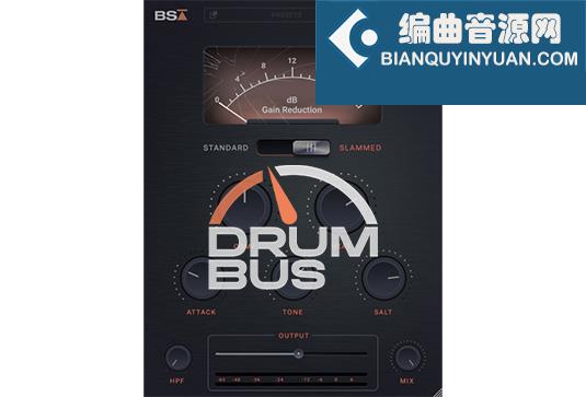 大型鼓声混音插件 Black Salt Audio BSA Drum Bus v1.0.0 R2R Win