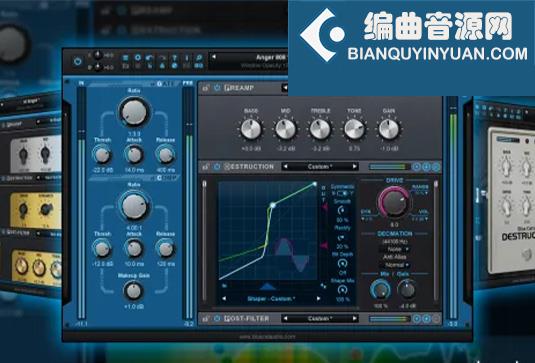 失真和音箱模拟插件 Blue Cat Audio Blue Cats Destructor v1.62 R2R