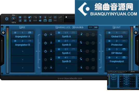 蓝猫插件跳线工具 Blue Cat Audio Blue Cats PatchWork v2.70 R2R