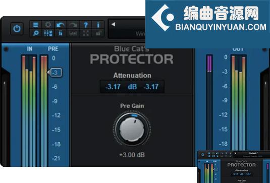 立体声砖墙限幅器 Blue Cat Audio Blue Cat’s Protector v2.3.2 R2R