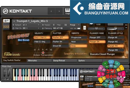 百老汇大乐队迷你连奏版 Broadway Big Band 1.3 Mini-Legato