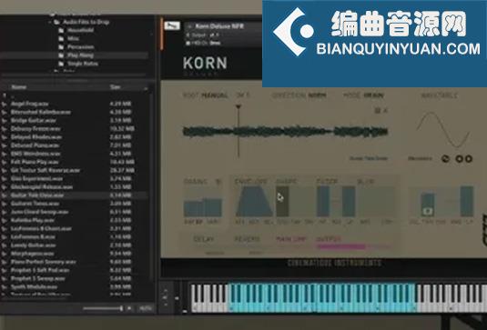 颗粒氛围合成音色库 Cinematique Instruments Korn Deluxe