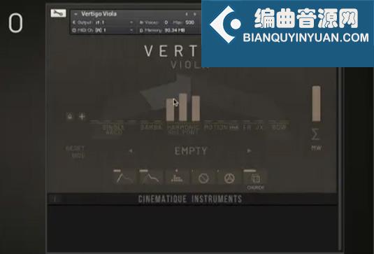 迷魂曲中提琴音色库 Cinematique Instruments Vertigo Viola