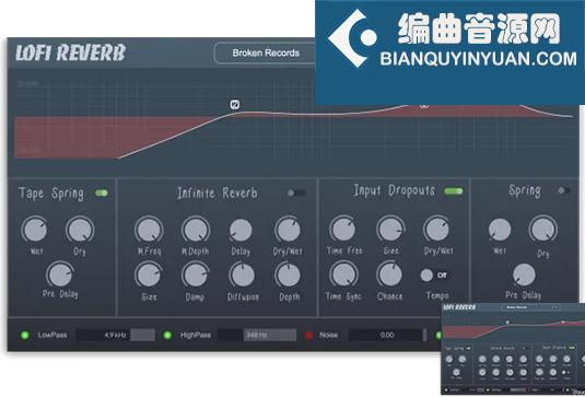 低保真复古混响插件 Clark Audio Lofi Reverb v1.0.2 BUBBiX