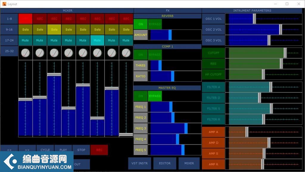 多点触控MIDI控制器 – DerricoCrew DAWSound v1.34 [WiN]