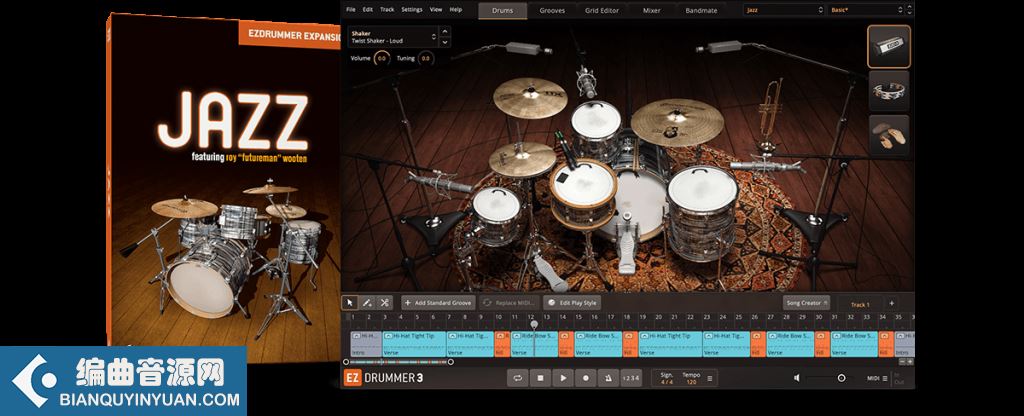 EZ爵士鼓扩展 Toontrack Jazz EZX 1.5.1 SOUNDBANK