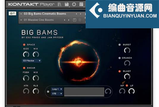 混合打击乐器音色库 Edu Prado Sounds Big Bams