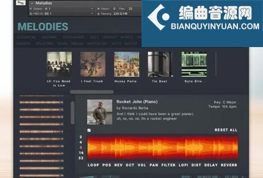 综合旋律Loops音色库 Fluffy Audio Melodies