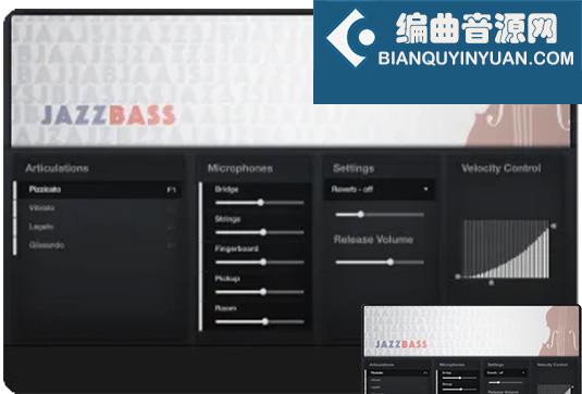 爵士贝司音色库 FluffyAudio Jazz Bass