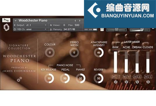 精美立式毛毡钢琴 Fracture Sounds Woodchester Piano v1.1.0