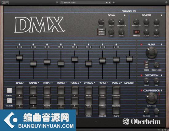 传奇鼓机 – GForce DMX v1.0.0 MacOS