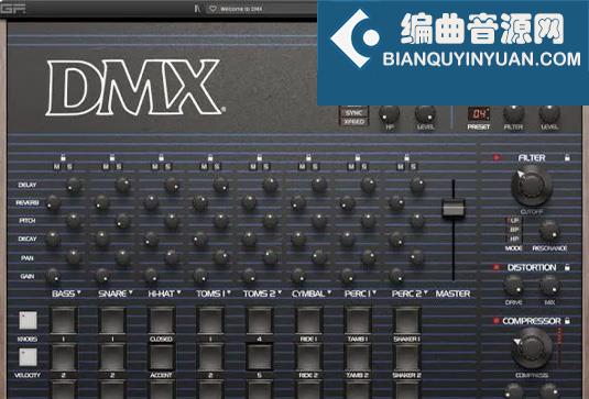 鼓机合成器 GForce DMX v1.1.0 R2R