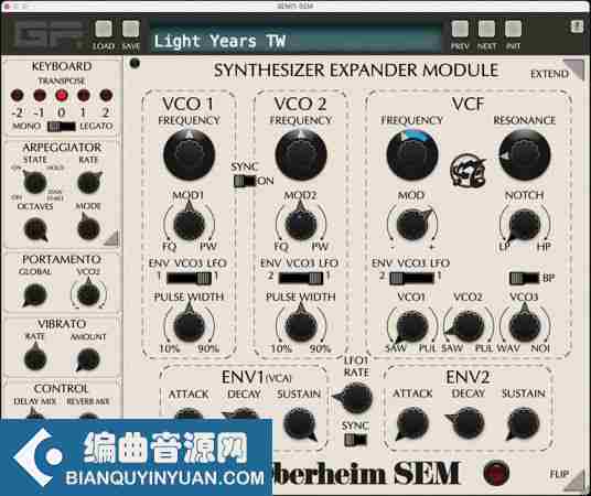 GForce Oberheim SEM v1.0.0 MacOS