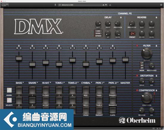 传奇鼓机 GForce Software DMX v1.1.0 MacOS