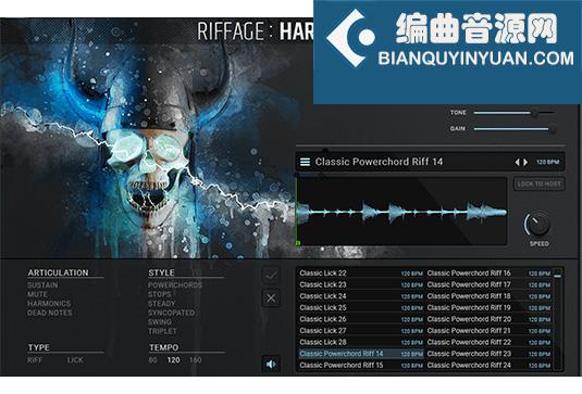 硬摇滚节奏吉他Loops音色 Impact Soundworks Riffage Hard Rock