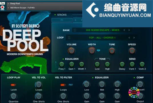 电子节奏鼓Loops音色库 In Session Audio Deep Pool