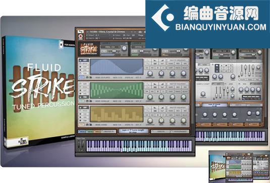 旋律打击乐器音源 In Session Audio Fluid Strike Tuned Percussion