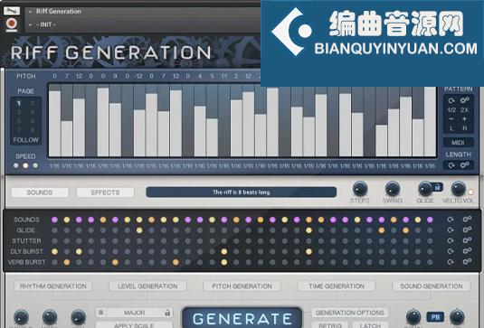 旋律和节奏即兴MIDI音源 In Session Audio Riff Generation 1.5