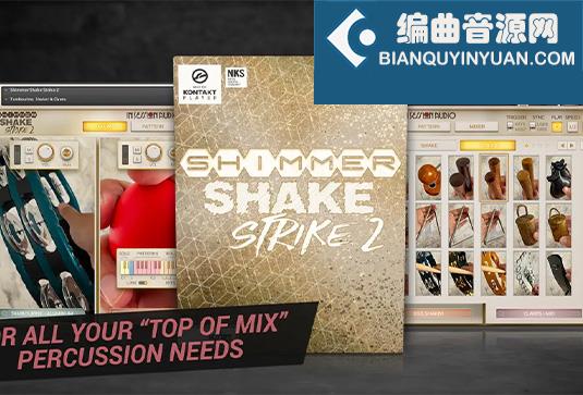 手鼓摇铃小手打击乐 In Session Audio Shimmer Shake Strike 2 + Expasnion