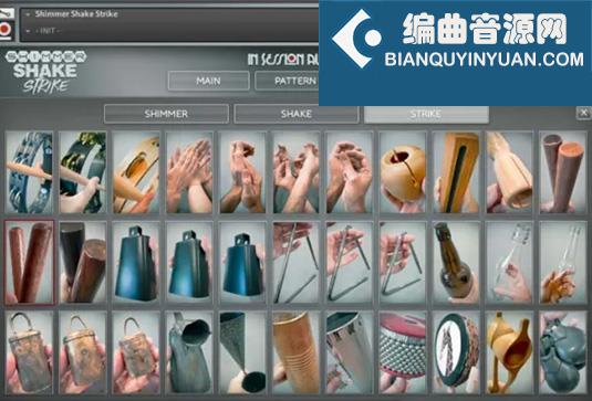 拍手沙锤三角铁等小打击乐 In Session Audio Shimmer Shake Strike v1.1+Expansion