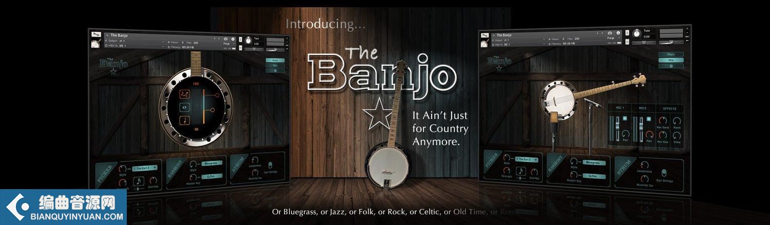 班卓琴音源 – Indiginus The Banjo KONTAKT-DECiBEL
