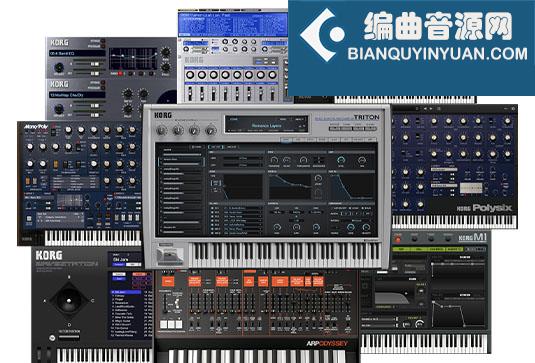 8个电子合成乐器合集 KORG Software Plugins v2024.9 MacOS-MORiA （包含Wavestate Native Opsix Native Modwave Native microKORG ELECTRIBE-R VOX Super Continental EP-1 ARP 2600）