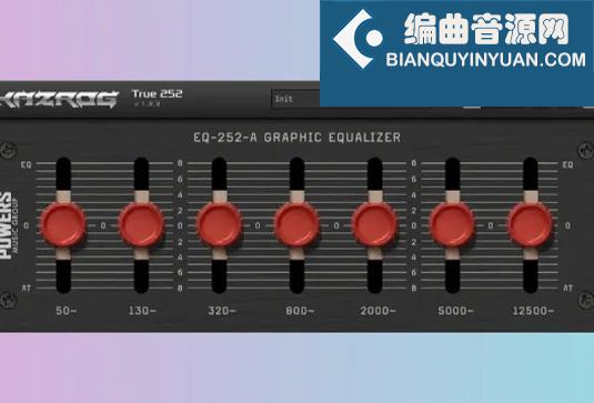 模拟波段图形均衡器 Kazrog True 252 v1.1.3