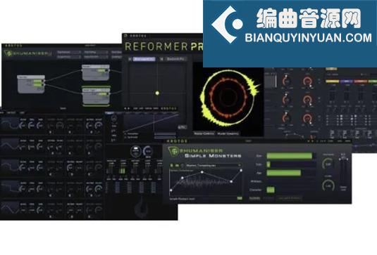 人声乐器音效设计套装 Krotos Plugins Collection v2024.7 R2R Win （包含Krotos Weaponiser Fully Loaded Assets Reformer Pro Dehumaniser Simple Monsters Dehumaniser II）