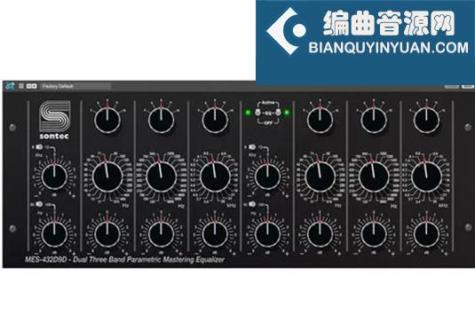 参数均衡效果器 Make Believe Studios Sontec MES-432D9D v4.0.23 R2R Win