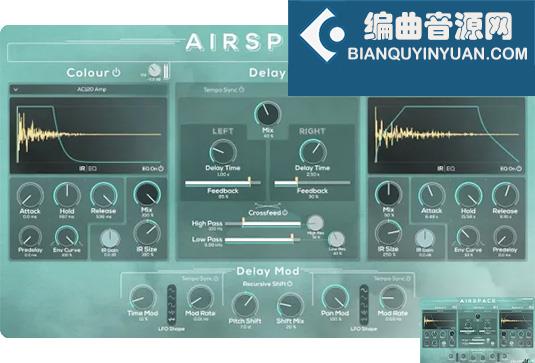 混合混响延迟插件 ModeAudio Airspace v1.0.0.112 Win MOCHA