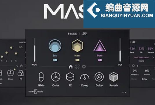 808 低音合成器音色库 Nami Audio Mass