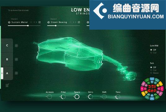低音弦乐器音色 Native Instruments Low End Strings