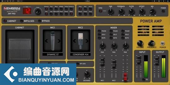 吉他放大器插件 – Nembrini Audio JMP Pro Valve Guitar Amplifier v1.0.0 WIN