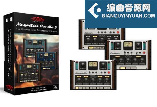 磁带模拟效果套装 Nomad Factory Magnetics Bundle v3.0.3 Win