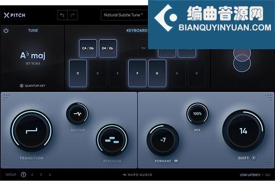 自动机器人调音效果插件 Nuro Audio Xpitch v1.0.3