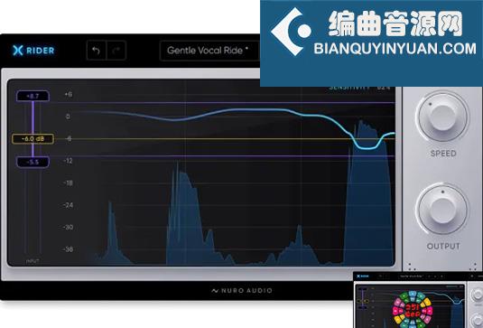 人声音量电平控制插件 Nuro Audio Xrider v1.0.2