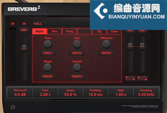 经典算法混响效果器 Overloud BREVERB 2 v2.1.18 MacOS
